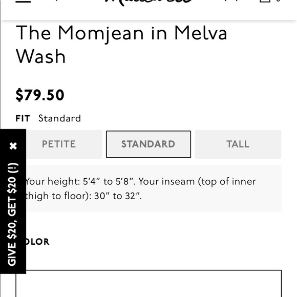 The Momjean in Melva Wash Madewell 29, Sold Out - Picture 4 of 11